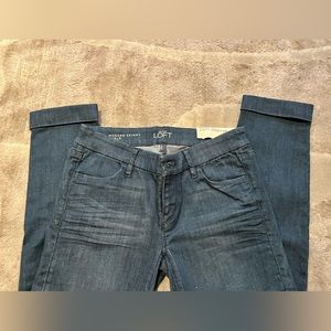 NWT Ann Taylor Loft Modern Skinny Ankle Jean 25/0.